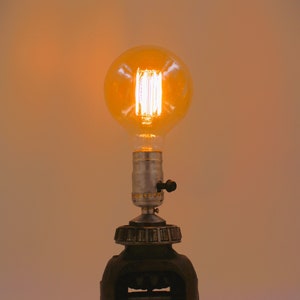 Car Differential Lamp - Rear Diff Automotive Decor, Steampunk Lamp, Unique Upcycled Lamp