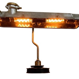 Car Valve Cover Desk Lamp - Unique Industrial Lighting, Handcrafted Steampunk Lamp,
