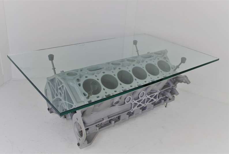 Engine Block Coffee Table Automotive Decor for Man Cave Etsy