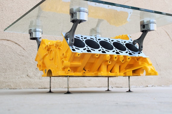 Lamborghini Gallardo Engine Block Coffee Table V10 Lambo Lamborghini Gallardo Engine Block, Lamborghini Gallardo Coffee Table