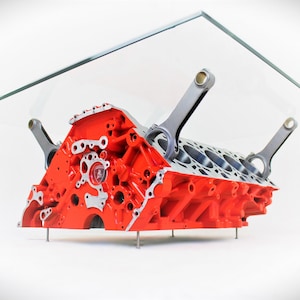 Lamborghini Gallardo V10 Engine Block Coffee Table - Unique Man Cave Furniture, Lamborghini Decor
