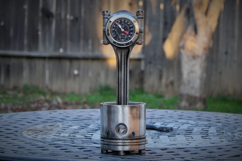 Jaguar Etype Piston Clock XKE Lover Ultimate Desk Art Etsy