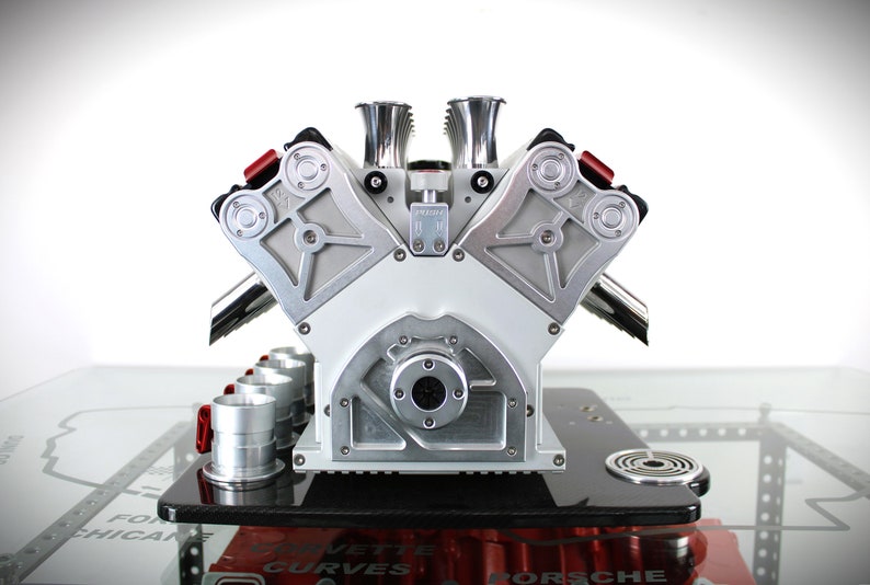 Automotive Espresso Machine Functional V12 Engine Espresso Maker