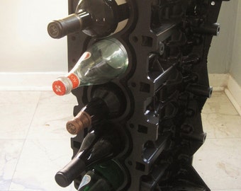 Engine block wine holder sale