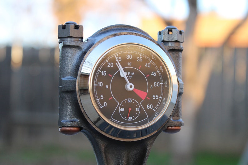 Jaguar Etype Piston Clock XKE Lover Ultimate Desk Art Etsy