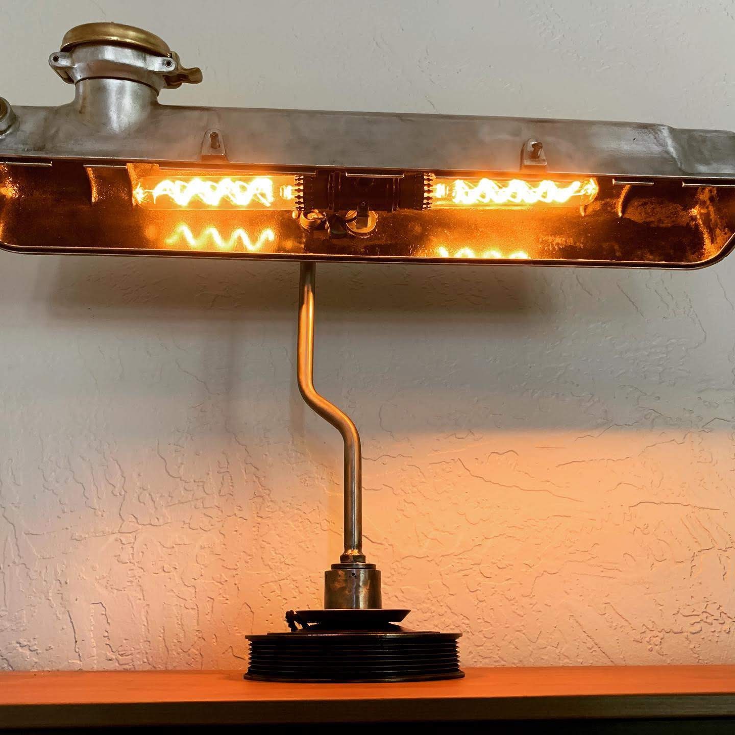 Valve Cover Lamp // Automotive Decor // Car Gifts // Car Parts Etsy