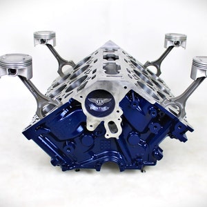 Bentley Engine Block Coffee Table - Unique Bentley W12 Motor Display, Man Cave Furniture