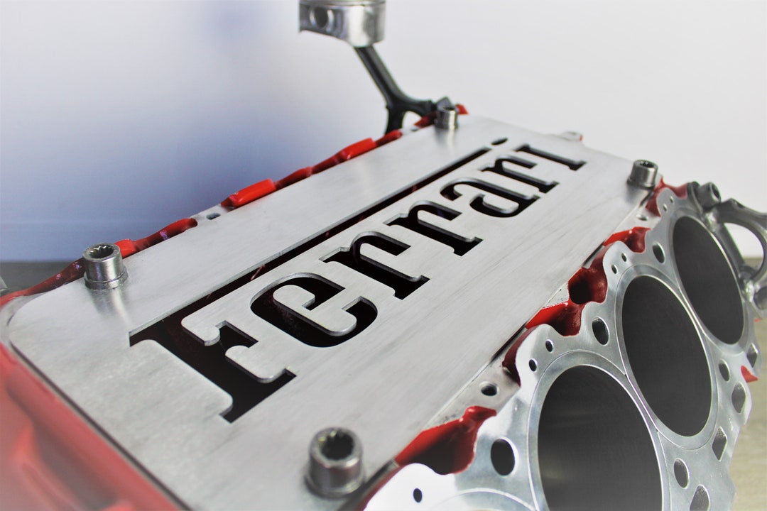 Ferrari Engine Block Coffee Table Handcrafted Unique Automotive Decor, Man Cave Furniture Etsy