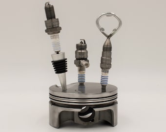 Spark Plug Bar Set: Handmade Auto Enthusiast Gift