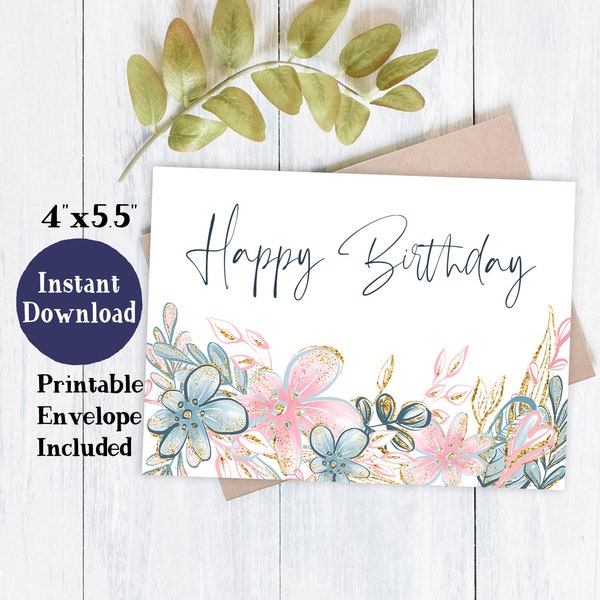 Printable Birthday Card | Birthday Cards For Mom | Birthday Cards For Her | Birthday Card Printable | Birthday Cards For Girl Friend