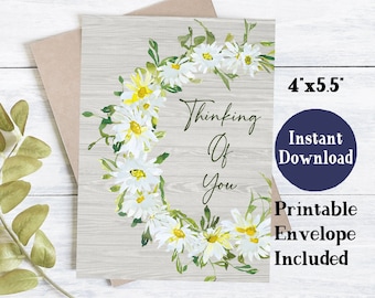 Printable Sympathy Card | Sympathy Cards Printable | Thinking Of You Cards | Bereavement And Loss Cards