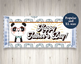 Druckbare Candy Bar Verpackungen für den Vatertag | Vatertags Geschenk | Vatertag Candy Bar Wrapper | Druckbare Candy Bar Verpackungen