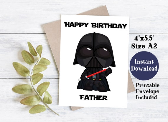 star wars printable birthday card printable birthday card etsy singapore