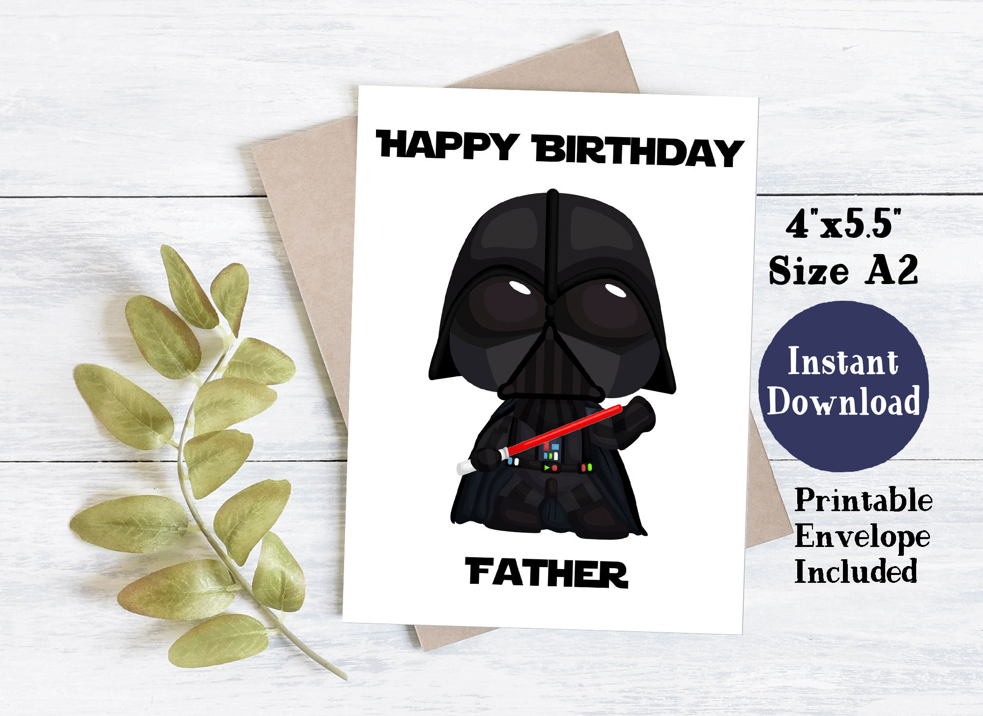 Star Wars Printable Birthday Card | Printable Birthday Card for Dad | Darth Vader Birthday Card | Birthday Card Printable - Etsy star-wars-printable-birthday-card-printable-birthday-card-for-dad-darth-vader-birthday-card-birthday-card-printable-etsy