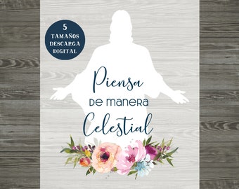 Himmlische Piensa de Manera | Gesellschaft von Socorro Imprimible| Folleto Para Mujeres Jóvenes | LDS