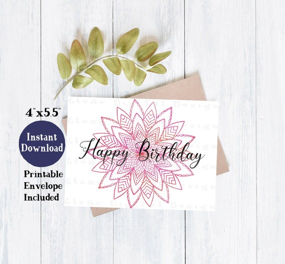 Printable Birthday Card Birthday Cards for Mom Birthday | Etsy