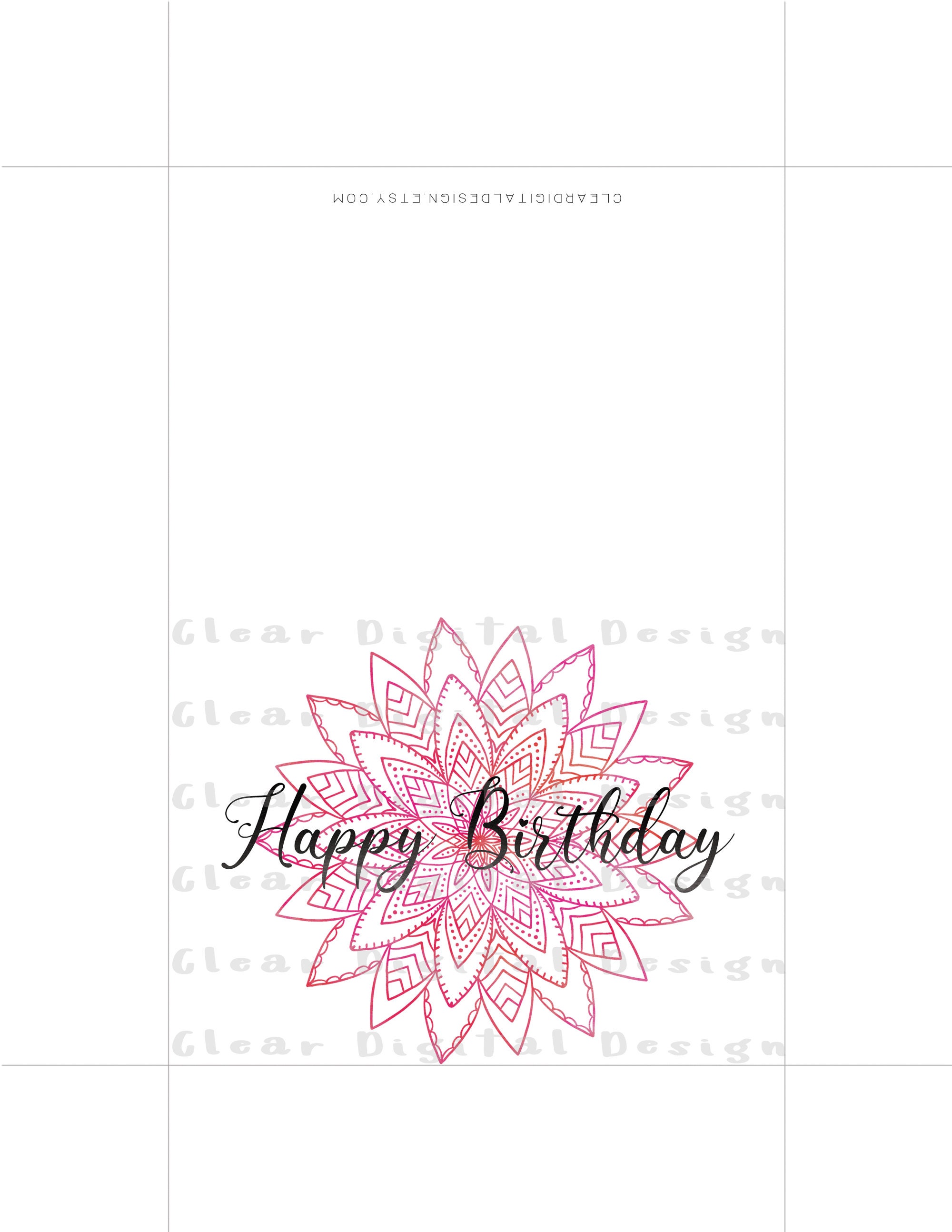 Printable Birthday Card Birthday Cards for Mom Birthday | Etsy