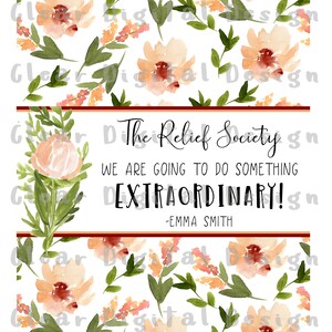 Printable Candy Bar Wrappers for Relief Society | Relief Society Birthday Party Favor | Relief ...