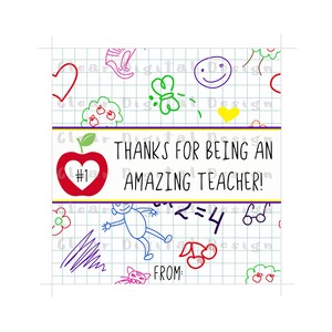 Printable Candy Bar Wrappers for Teachers | Teacher Appreciation Gift ...