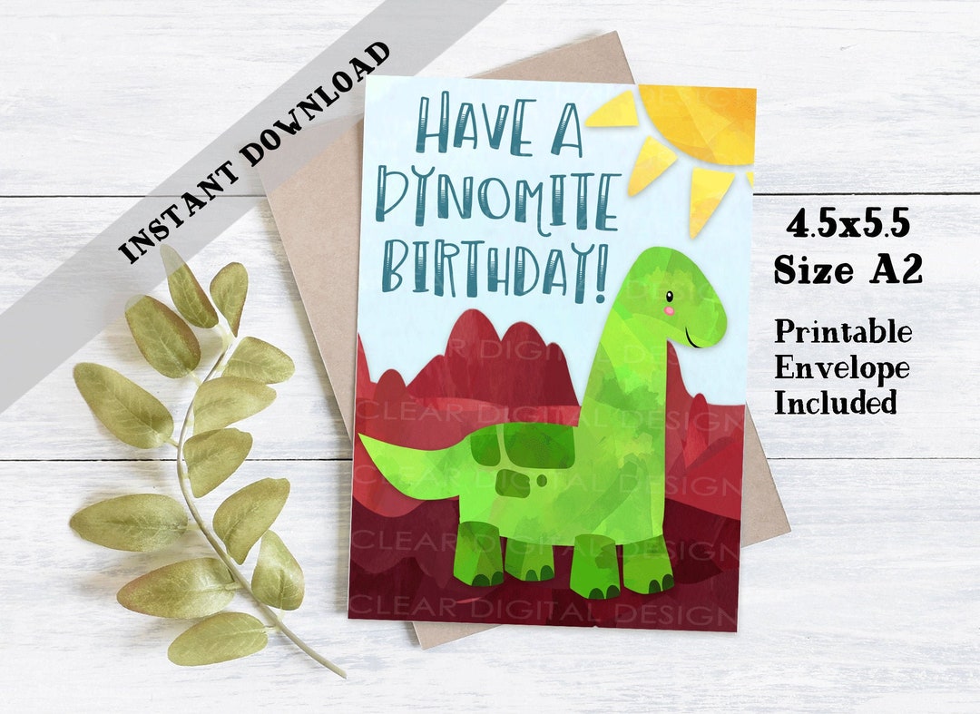 Printable Birthday Card for Boys Printable Birthday Card - Etsy