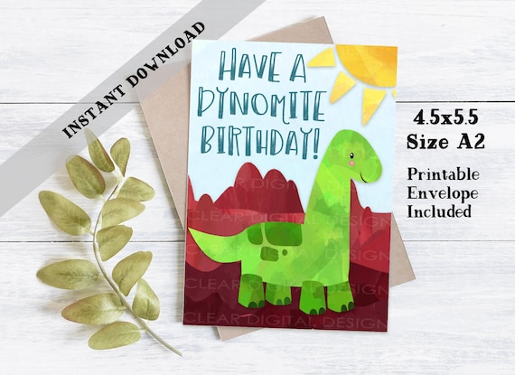 Printable Birthday Card for Boys Printable Birthday Card | Etsy