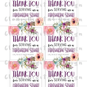 Relief Society Ministering Handout | Relief Society Ministering ...