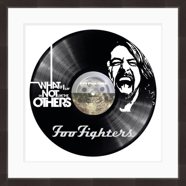 Foo Fighters Vinyl Album Wall Art