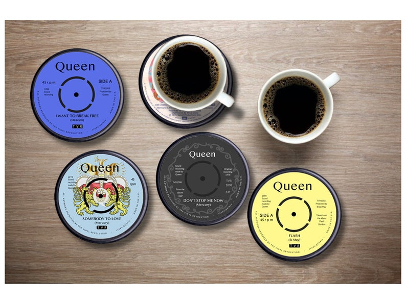 Queen Vinyl Record Coaster image 1