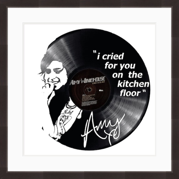 Amy Winehouse Vinyl Album Wall Art 