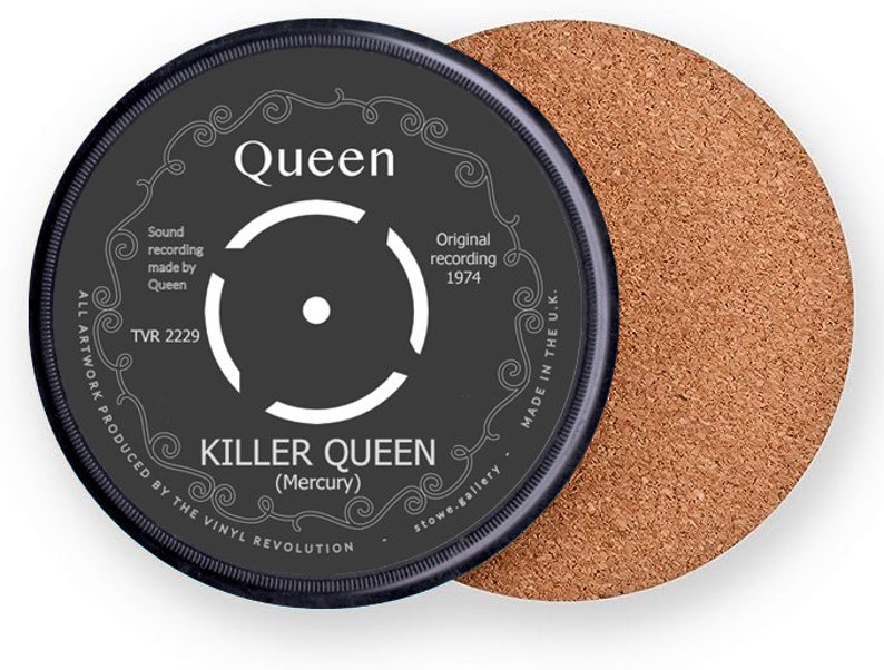 Queen Vinyl Record Coaster Killer Queen