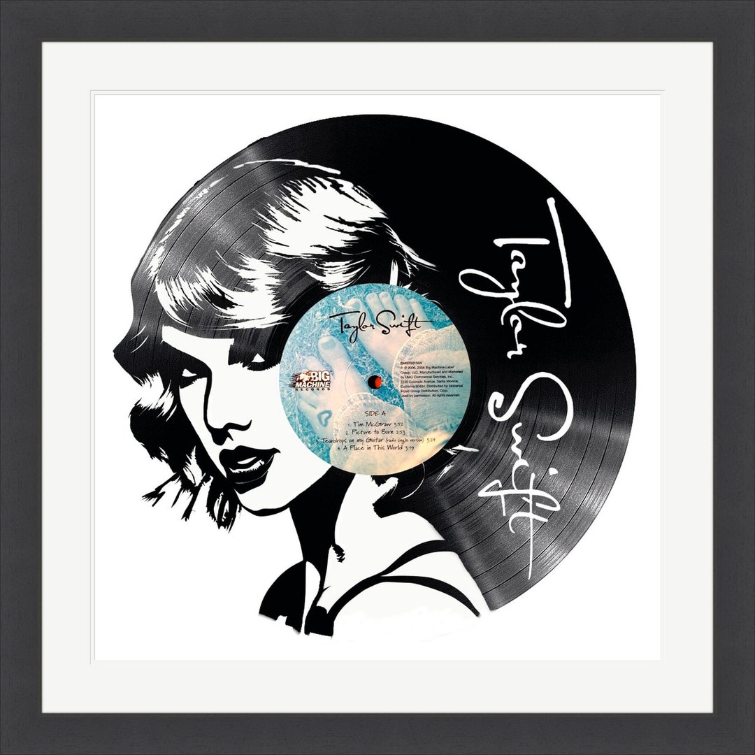 Taylor Swift Vinyl Album Wall Art Etsy