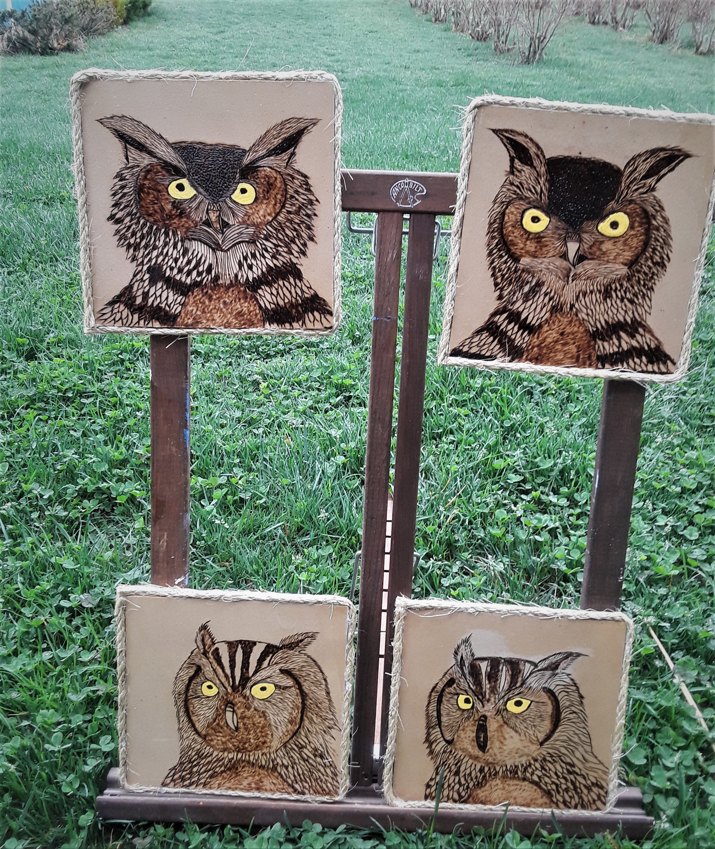 pyrography, wood art