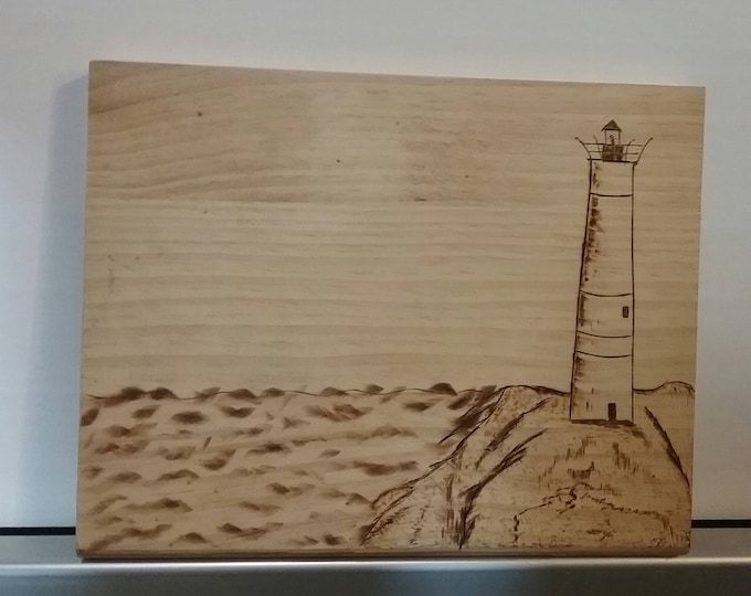 pyrography lighthouse