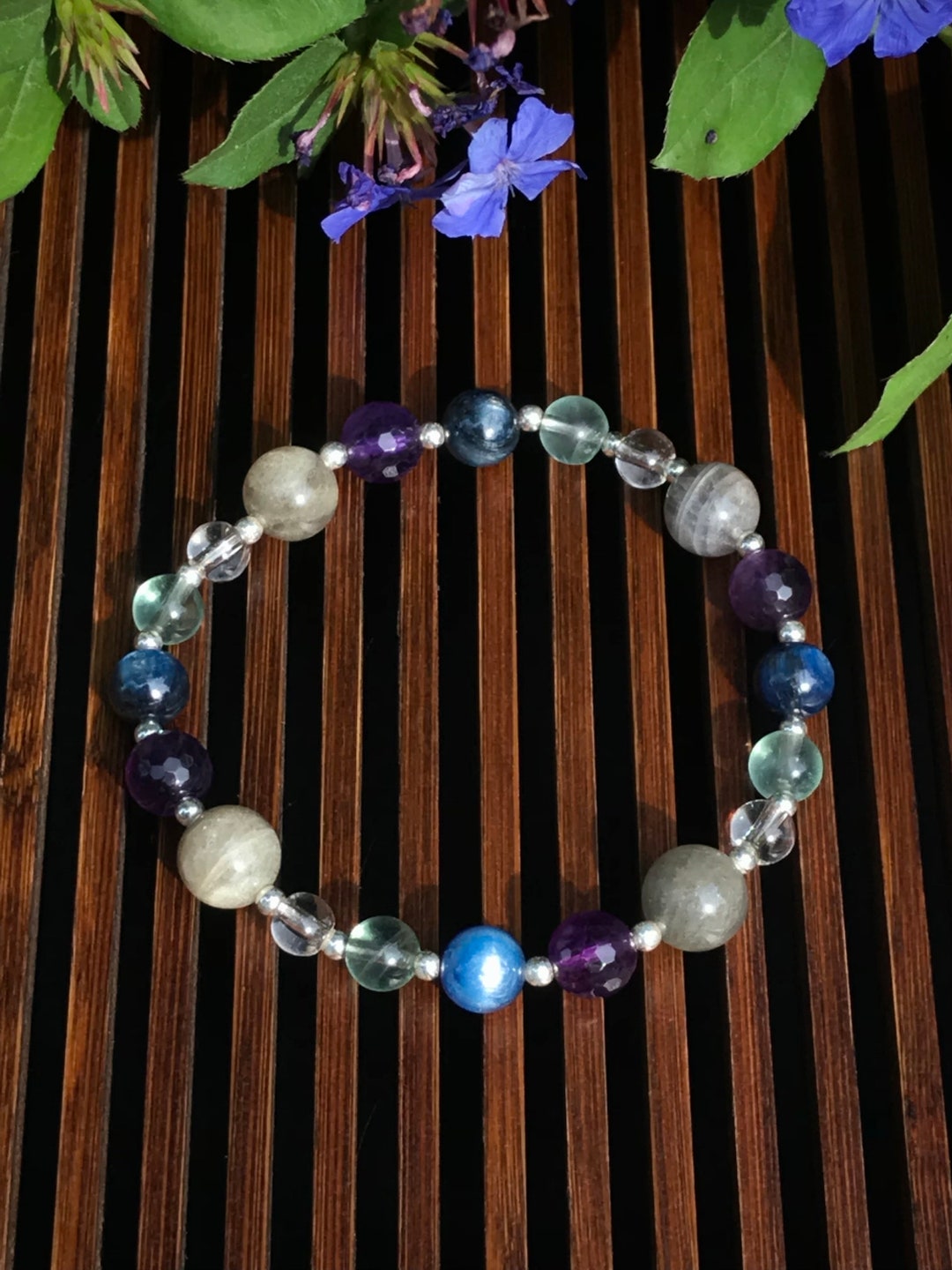 Labradorite/kyanite/fluorite/amethyst/crystal Quartz/925 Etsy