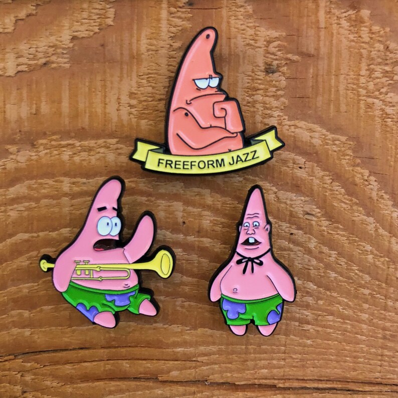Patrick Star Is Mayonnaise an instrument Enamel Etsy