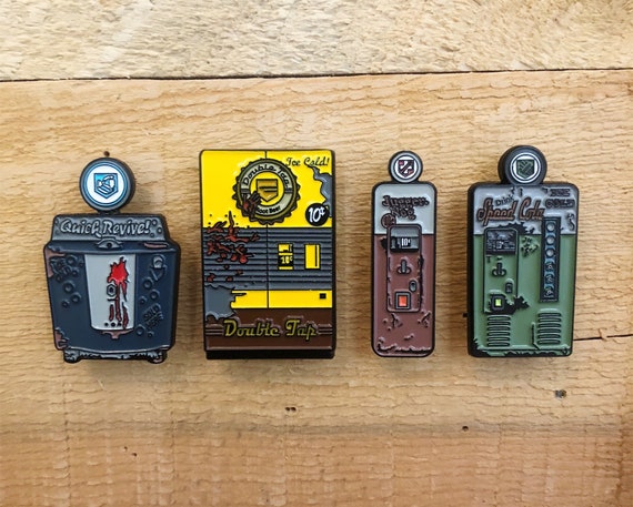 Call Of Duty Perk A Cola Complete Enamel Pin Set Speed Cola Juggernog Double Tap Root Beer Quick Revive