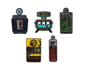 Call of Duty Zombies Enamel Pin Set of 5 Parody Pack a punch, Speed Cola, Juggernog, Quick Revive, Double tap from black ops world at war