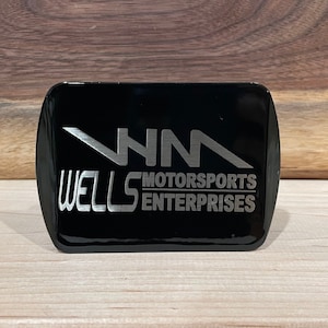 Custom Logo Trailer Hitch Tube Cover for 2 Receiver Laser Engraved Monogram image 6