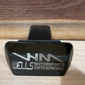 Custom Logo Trailer Hitch Tube Cover for 2 Receiver Laser Engraved Monogram image 5