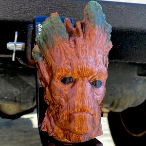 Groot Inspired Trailer Hitch Ball Cover Tow Ball Cap Sleeve 2 Flexible image 2