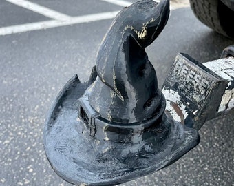 Halloween witches hat Trailer Hitch Ball Cover Tow Ball Cap Sleeve 2" Flexible