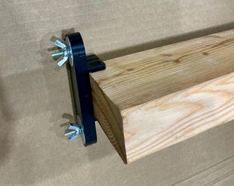 Soportes para perchas de jaula de pájaros, montaje ajustable para madera de 2x2, 2x4 o 2x6, kit de percha para pájaros de bricolaje, accesorios para jaulas de loros