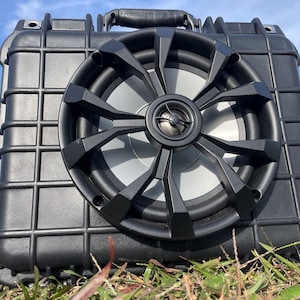 Custom Built 8&quot; 2 Way Bluetooth Boombox, Wireless, LED, Water Resistant, Impact Proof