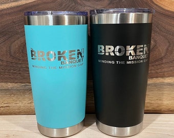 The Broken Banquet Podcast Logo Tumbler