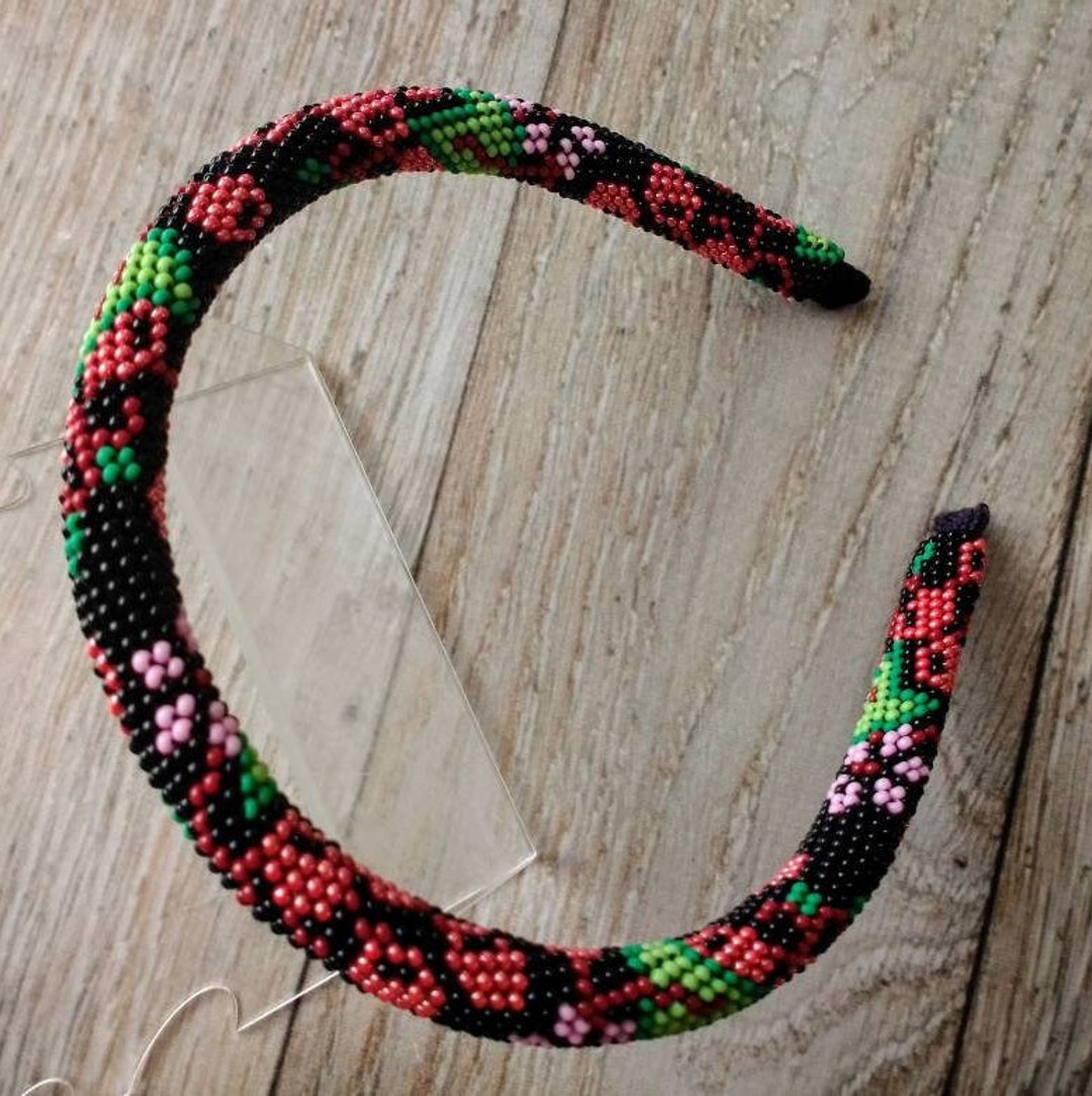 Diadema fina con cuentas joyería de playa diadema para niñas Etsy España