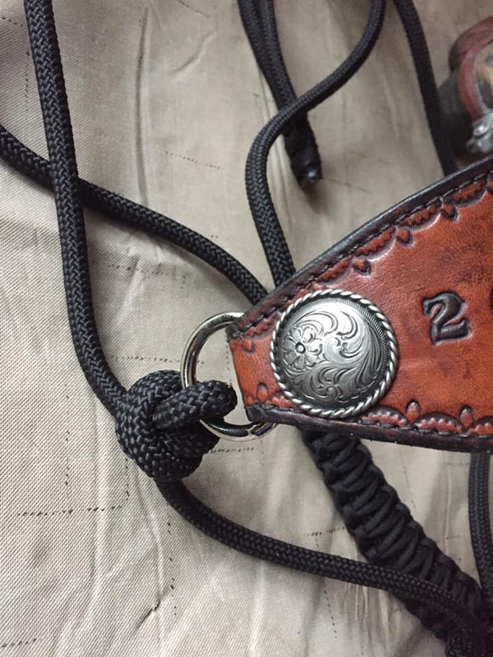 Bronc Noseband Halter Rope Bronc Halter Noseless Halter Etsy