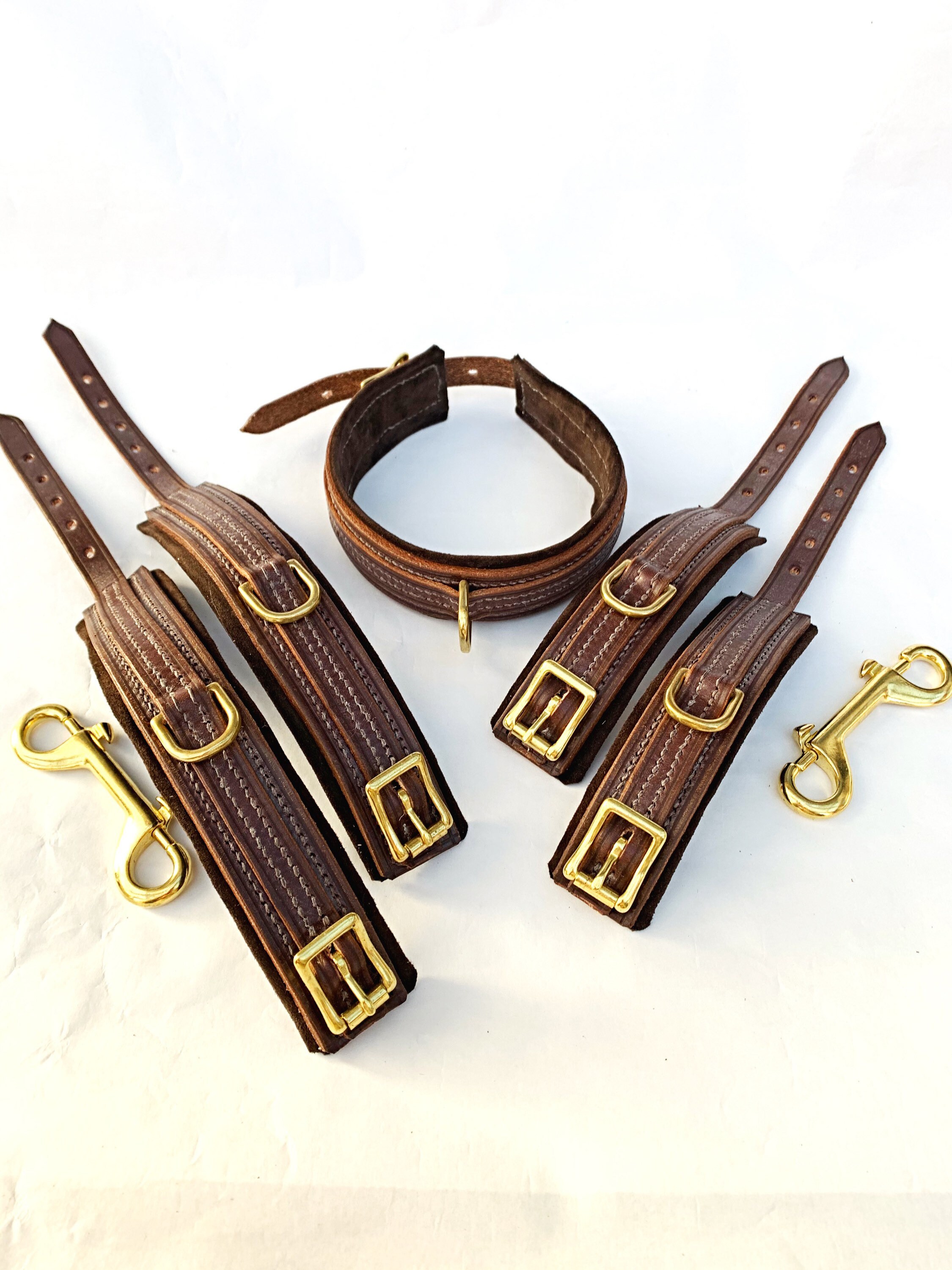 Submissive Set, Leather Submissive, Submissive Leather, Restraint Set ...