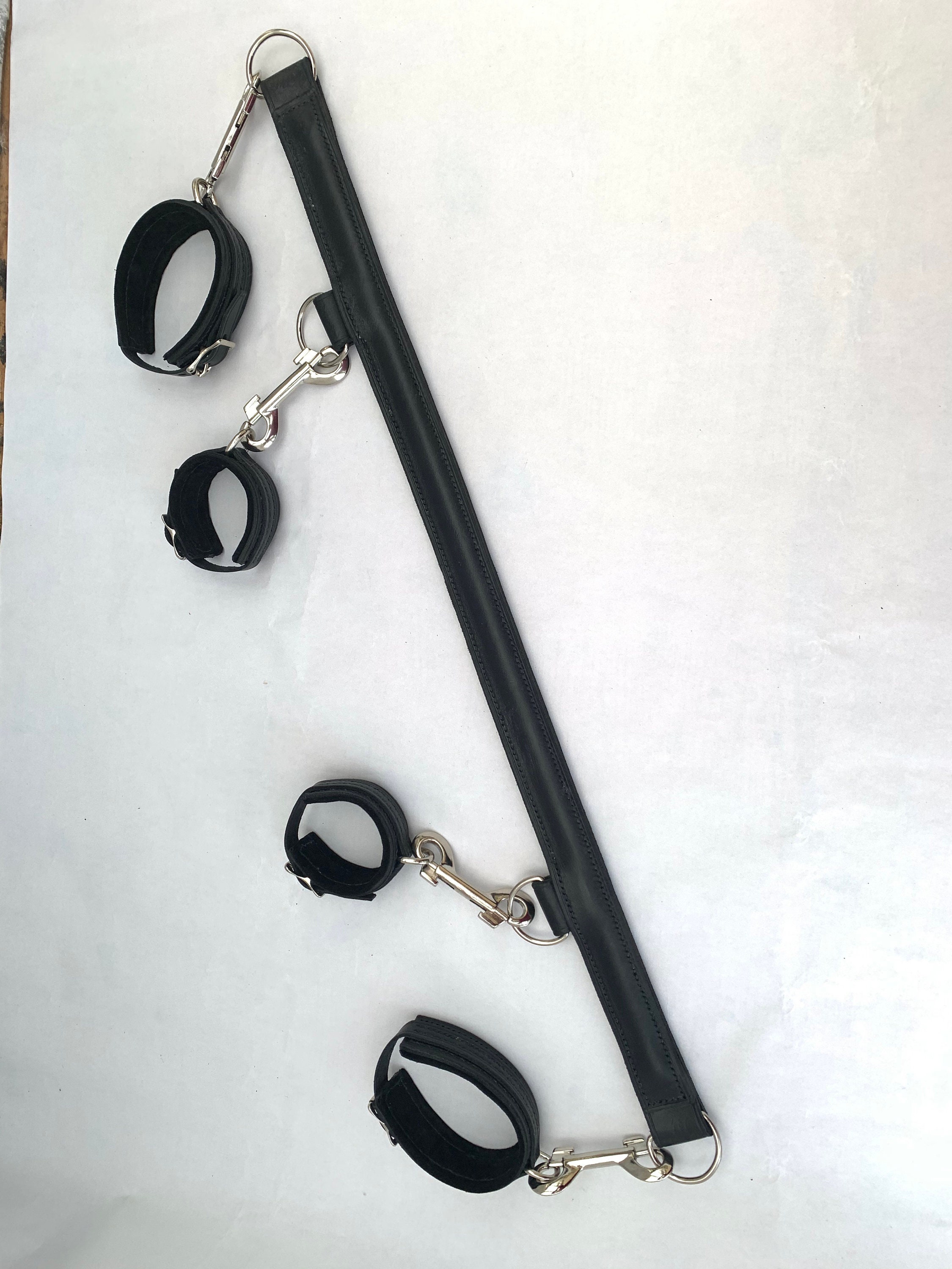 Spreader Bar, BDSM Spreader Bar, Leather Spreader Bar, Adult Sex Toys