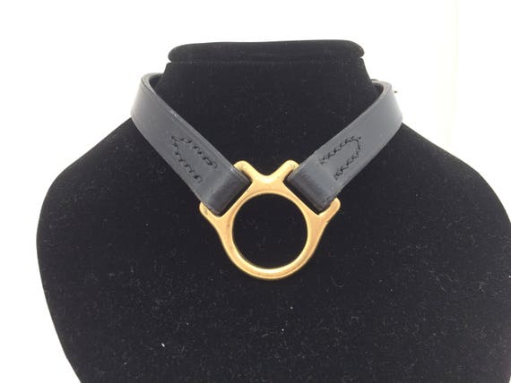 Leather Slave Collar - Leather Slave Collar Leather Slave Collar - Leather Slave Collar