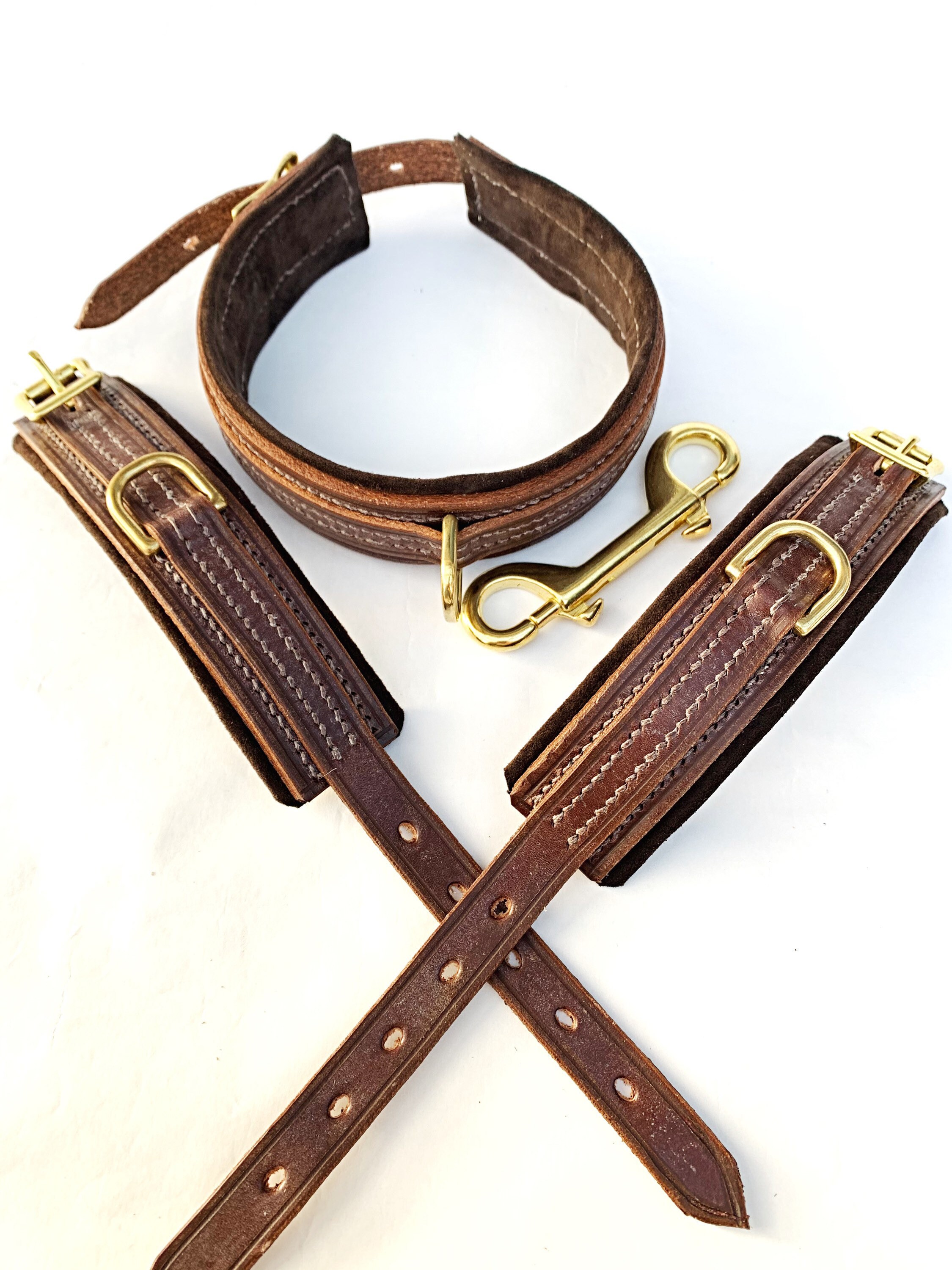 Submissive Set, Leather Submissive, Submissive Leather, Restraint Set ...